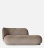 Elite Elegance Velvet Fabric 2 Seater Sofa In Mouse Grey Colour
