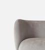 Elite Elegance Velvet Fabric 2 Seater Sofa In Soft Grey Colour