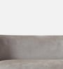 Elite Elegance Velvet Fabric 2 Seater Sofa In Soft Grey Colour