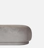 Elite Elegance Velvet Fabric Ottoman Bench In Grey Colour