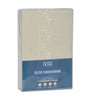 Grey Solid- Embroidery 180 TC Polyester King Sized Bedsheet With 2 Pillow Covers