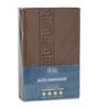 Brown Solid- Embroidery 180 TC Polyester King Sized Bedsheet With 2 Pillow Covers