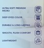 Peach Solid- Embroidery 180 TC Polyester King Sized Bedsheet With 2 Pillow Covers