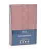 Pink Solid- Embroidery 180 TC Polyester King Sized Bedsheet With 2 Pillow Covers