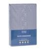 Grey Solid- Embroidery 180 TC Polyester King Sized Bedsheet With 2 Pillow Covers