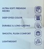 Grey Solid- Embroidery 180 TC Polyester King Sized Bedsheet With 2 Pillow Covers