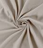 Grey Solid- Embroidery 180 TC Polyester King Sized Bedsheet With 2 Pillow Covers