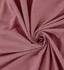 Pink Solid- Embroidery 180 TC Polyester King Sized Bedsheet With 2 Pillow Covers
