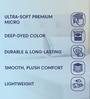 Grey Solid- Embroidery 180 TC Polyester King Sized Bedsheet With 2 Pillow Covers