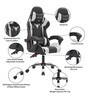 Elite Gaming Chair in White Colour