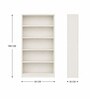 Elite Harmony Contemporary Book Shelf In Off White Finish