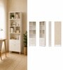 Elite Harmony Contemporary Book Shelf In Off White Finish