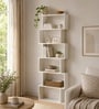 Elite Harmony Contemporary Book Shelf In Off White Finish