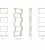 Elite Harmony Contemporary Book Shelf In Off White Finish