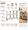 Elite Harmony Contemporary Book Shelf In Off White Finish