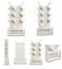 Elite Harmony Contemporary Book Shelf In Off White Finish