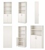 Elite Harmony Contemporary Book Shelf In Off White Finish