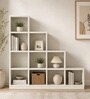 Elite Harmony Contemporary Book Shelf In Off White Finish