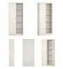 Elite Harmony Contemporary Book Shelf In Off White Finish