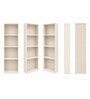 Elite Harmony Contemporary Book Shelf In Off White Finish