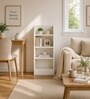 Elite Harmony Contemporary Book Shelf In Off White Finish
