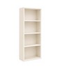 Elite Harmony Contemporary Book Shelf In Off White Finish