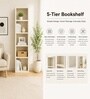 Elite Harmony Contemporary Book Shelf In Off White Finish