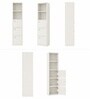Elite Harmony Contemporary Book Shelf In Off White Finish
