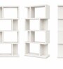 Elite Harmony Contemporary Book Shelf In Off White Finish