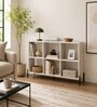 Elite Harmony Contemporary Book Shelf In Off White Finish