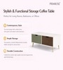 Elite Harmony Contemporary Luxury Centre Table In Off White Finish
