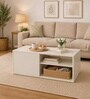 Elite Harmony Contemporary Luxury Centre Table In Off White Finish