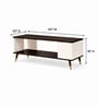 Elite Harmony Contemporary Luxury Centre Table In Off White Finish