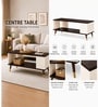 Elite Harmony Contemporary Luxury Centre Table In Off White Finish