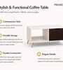 Elite Harmony Contemporary Luxury Centre Table In Off White Finish