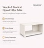Elite Harmony Contemporary Luxury Centre Table In Off White Finish