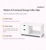 Elite Harmony Contemporary Luxury Centre Table In Off White Finish