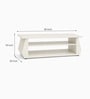 Elite Harmony Contemporary Luxury Centre Table In Off White Finish