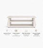 Elite Harmony Contemporary Luxury Centre Table In Off White Finish