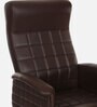 Elite High Back Leatherette Executive Chair in Brown Colour