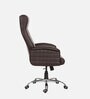 Elite High Back Leatherette Executive Chair in Brown Colour