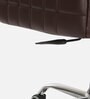 Elite High Back Leatherette Executive Chair in Brown Colour