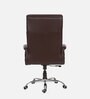Elite High Back Leatherette Executive Chair in Brown Colour