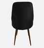 Elite Leatherette Dining Chair In Black Colour