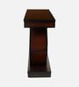 Elite Solid Wood Console Table In Brown Finish