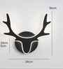 Elk Deer Wall Light Black Body Tri-Color LED Modern Decorative Wall Lamp for Living Room Bedroom
