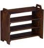 Elkhorn Sheesham Wood Open Shoe Rack In Provincial Teak Finish