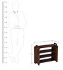 Elkhorn Sheesham Wood Open Shoe Rack In Provincial Teak Finish