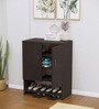 Ella 2 Door, 1 shelf open & 3 Shelf Multipurpose Cabinet with Termite Resistance in Chiyoda Wange Finish