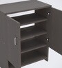 Ella 2 Door, 1 shelf open & 3 Shelf Multipurpose Cabinet with Termite Resistance in Chiyoda Wange Finish